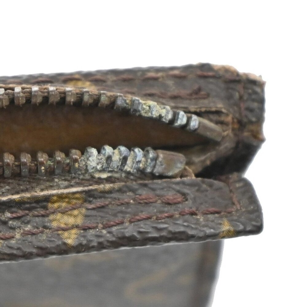 LOUIS VUITTON 2 Set pouch Bag Monogram Leather Brown GHW 66CA357 - Picture 5 of 13